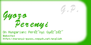 gyozo perenyi business card